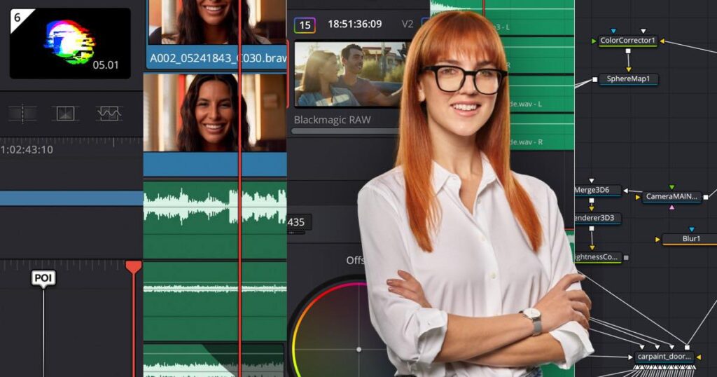 DaVinci Resolve 19 to duża aktualizacja, która dodaje nowe narzędzia DaVinci Neural Engine oparte na SI, ponad 100 ulepszeń funkcji, takich jak IntelliTrack AI, redukcja szumów Ultra NR, sześciowektorowa korekcja kolorów ColorSlice, narzędzie do tworzenia wyglądu filmu FX i montaż Multi Source na stronie Cięcia.